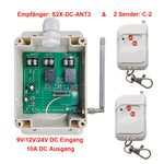 2-Kanal DC 10A Funk Lichtschalter mit sender & Empfänger für DC lampe