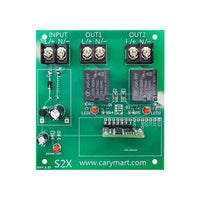 2 Kanäle DC 6V/9V/12V/24V Fernsteuerung Empfänger mit 1000m Reichweite für DC Geräte (Modell 0020347)