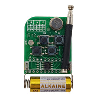 2-Knopf 433Mhz Lerncode Fernbedienung mit Abdeckung 100m Reichweite (Modell 0021115)