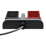 2 Pedale Fußschalter mit NO Kontakt für DC Motor oder Linearantrieb (Modell 0044200)