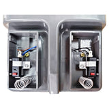 2 Pedale Fußschalter mit NO Kontakt für DC Motor oder Linearantrieb (Modell 0044200)