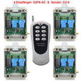 30A AC Ausgang Fernsteuerungsschalter - 1 Sender Kontrolle 4 Empfänger