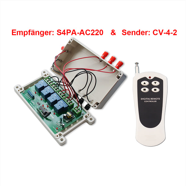 30A DPDT Schalter mit Fernbedienug für Seilwinde Elektrisch / Kran