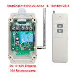 30A Relais Potentialfreier Ausgang 1000M Funkempfänger mit Handsender