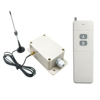 30A Relais Potentialfreier Ausgang 1000M Funkempfänger mit Handsender (Modell 0020303)