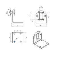 37MM DC Motor Befestigungsbügel (Modell 0043003)