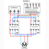 4-Kanal AC 75~400V Dreiphasenstrom Empfänger mit Potentialfreier Ausgang (Modell 0020700)