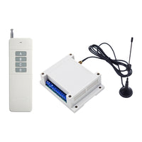 4-Kanal DC 10~24V 5km Potentialfreier Funkschalter für Außenbeleuchtung Bewässerungssteuerung (Modell 0020013)