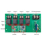 4-Kanal Universal Fernschalter mit 5000m Reichweite DC 12V 24V für DC-Geräte Steuerung (Modell 0020224)