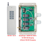 4-Kanal 5km Universal Fernschalter - DC 12V 24V für DC-Geräte Steuerung