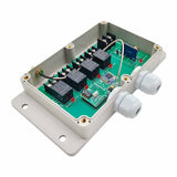 4-Kanal Universal Fernschalter mit 5000m Reichweite DC 12V 24V für DC-Geräte Steuerung (Modell 0020224)