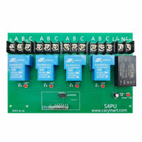 4 Kanäle Funk Sender Empfänger Set mit 30A Potentialfreier Relaiskontakt (Modell 0020448)
