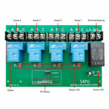 4 Kanäle Funk Sender Empfänger Set mit 30A Potentialfreier Relaiskontakt (Modell 0020448)