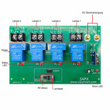 4 Kanäle Funkschalter 12V 24V mit 1000m hoher Reichweite 30A DC Ausgang (Modell 0020475)
