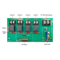 4 Kanäle Lichtschalter mit Fernbedienung 10~80V DC Eingang für Gleichstromgeräte (Modell 0020216)