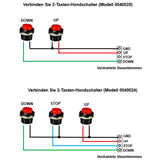 500M 3 Phasen Funksteuerung Set 380V AC für Wechselstrommotor (Modell 0020080)
