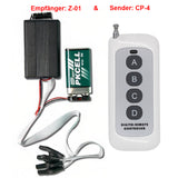 500M Reichweite Funk Vibrationsalarm mit 4-Tasten Fernbedienung