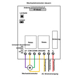 5A AC 220V 230V Funkempfänger für 1 Kanal Wechselstrommotor Steuern (Modell 0020324)