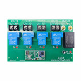 5KM 220V/230V Funkempfänger mit 4-Kanal 30A AC Ausgang für Bewässerungspumpe (Modell 0020672)