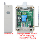 5km DC 10~80V Fernsteuerung Schalter - 1-Kanal 30A Hochleistung DC Ausgang (Modell 0020114)