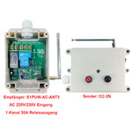 5km Funksender und Empfänger 230V AC Eingang 30A Potentialfreier Ausgang