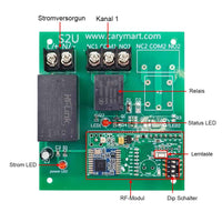 5km RC Fernsteuerung mit Empfänger AC 230V - Wechselstrom Auslösung (Modell 0023021)