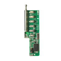 6 Knöpfe 500M Wandmontierte Fernbedienung mit Halterung (Modell 0021043)