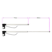 6000N Linearantrieb 600mm Hub Elektrischer Linearaktuator für Industrie (Modell 0041517)