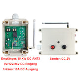 6V/9V/12V/24V DC Eingang 5km Fernschalter Ausgelöst durch DC Spannung