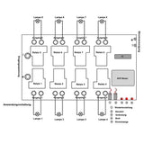 8-Kanal 30A Relaisausgang WLAN Schalter Fernsteuerung von Android oder iOS (Modell 0022002)