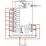 8-Kanal 5000 Meter DC 9~28V Funk Empfänger mit 10A Relaisausgang (Modell 0020054)