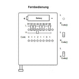 8 Tasten 500m RF Fernbedienung für Motor Vor / Rück (Modell 0021072)