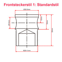 8000N 50MM-600MM Elektrischer Linearantrieb mit Linearaktor Fernbedienung (Modell 0043081)