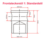 8000N 50MM-600MM Elektrischer Linearantrieb mit Linearaktor Fernbedienung (Modell 0043081)