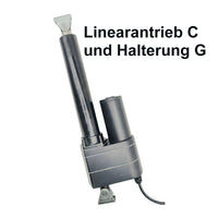 8000N Industrieller Hochleistungs Linearantrieb 50mm Hub Elektrischer Linearaktuator (Modell 0041551)