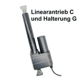 8000N Industrieller Hochleistungs Linearantrieb 50mm Hub Elektrischer Linearaktuator (Modell 0041551)