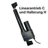 8000N Industrieller Hochleistungs Linearantrieb 50mm Hub Elektrischer Linearaktuator (Modell 0041551)