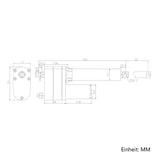 8000N Industrieller Hochleistungs Linearantrieb 50mm Hub Elektrischer Linearaktuator (Modell 0041551)