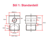 10MM Hublänge Linearantrieb 2000N mit Potentiometer und Rückmeldung (Modell 0041660)