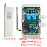 AC 230V Motorsteuerung 5km Hochreichweite Fernschalter (Modell 0020129)