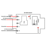 AC 30A Relaisausgang Funkschalter aktiviert durch Trockenkontakt (Modell 0023011)