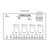 AC Strom Funkempfänger Doppel-Wechselschalter (DPDT) für Seilwinde Elektrisch / Kran (Modell 0020565)