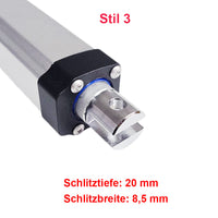 Anpassung des Frontverbinders für Linearantriebe B und J (Modell 0044106)