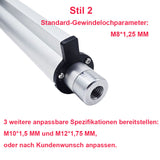 Anpassung des Frontverbinders für Linearantriebe B und J (Modell 0044106)