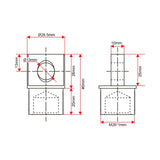 Anpassung des Frontverbinders für Linearantriebe C (Modell 0044109)