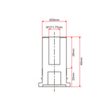 Anpassung des Rücksteckers für Linearantriebe C (Modell 0044110)