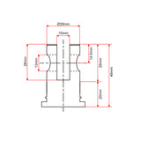 Anpassung des Rücksteckers für Linearantriebe C (Modell 0044110)