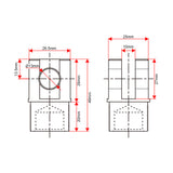 Anpassung des Rücksteckverbinders für Linearantriebe F (Modell 0044112)