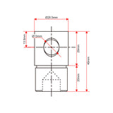 12000N Elektrischer Linearantrieb Schwerlast mit Linearaktor Fernbedienung (Modell 0043082)