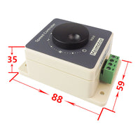DC 10~60V Motordrehzahl Regelbarer Schalter für Gleichstrommotor (Modell 0044006)